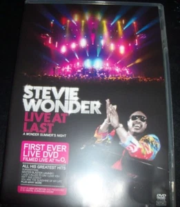 Stevie Wonder Live At Last (Australia All Region) DVD – New (Not Sealed) - Picture 1 of 2