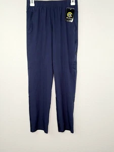 Champion C9 Duo Dry Boys' Navy Blue Zip Pocket Reflective Athletic Pants New - Picture 1 of 4