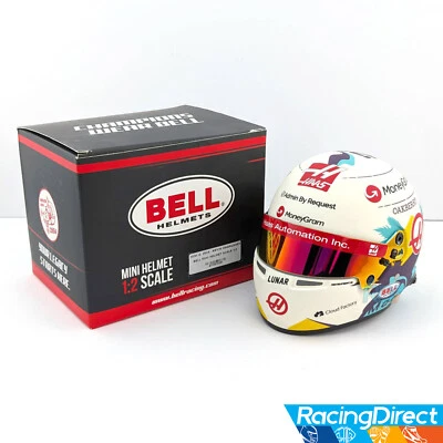 2024 Kevin Magnussen Mini Helmet - 1:2 Scale - HAAS Bell F1 Helmet - 4100309 - Image 1 of 4