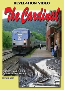 The Cardinal 2-DVD Set History Cab Ride and Engineer Interview Amtrak Greenbrier - Imagen 1 de 2