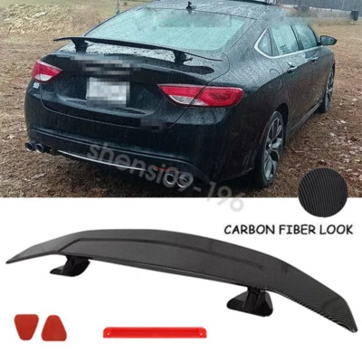 GT Style 46" Rear Trunk Spoiler Wing Lip Carbon Style For Chrysler 300 200 Sedan - Image 1 of 4