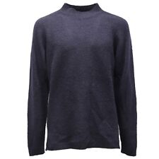 0654AG maglione uomo WOOL & CO blue wool blend sweater man