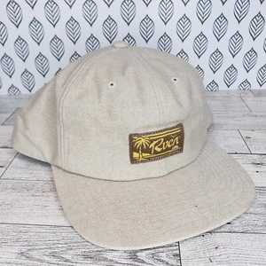 NWT RVCA Exotica Snapback Hat Cream OS - Picture 1 of 3