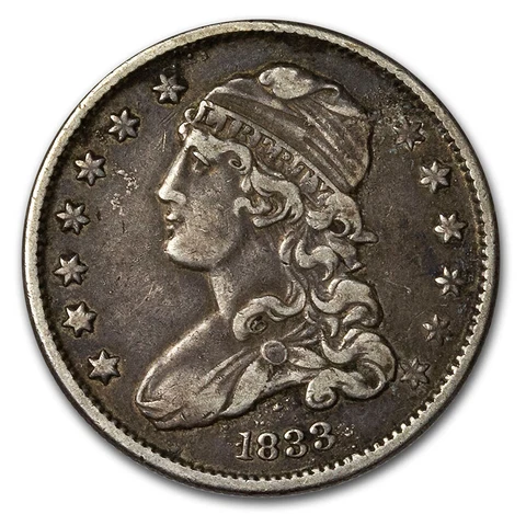 1833 Capped Bust Quarter XF - SKU#2732 Cover