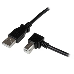 USB Type A Male to USB Type B Right Angle Male Cable 15 ft - Picture 1 of 1