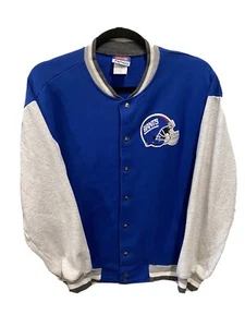 Chaqueta Blanca Majestic NFL New York Giants Varsity Letterman Azul Talla 3XL Algodón - Imagen 1 de 10