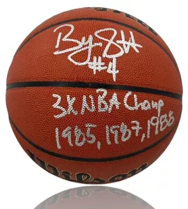 Byron Scott Signed Basketball w/ "3x NBA Champ 1985, 1987, 1988" PSA Witnessed - Picture 1 of 8