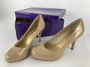 Steve Madden Nude Tone Patten Leather 2.5” High Heel Pumps Women’s Size 7 - Picture 1 of 5