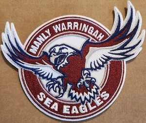 Manly Warringah Sea Eagles embroidered Iron on patch - Picture 1 of 2