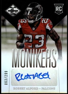 2013 Panini Limited ROBERT ALFORD Steelers Silver Rookie Auto /299 - Picture 1 of 2