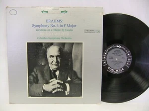 Brahms Symphony No. 3 in F Major, Bruno Walter 60's LP Columbia MS 6174 - Picture 1 of 3