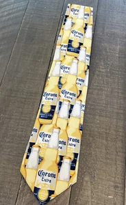 Corona Extra Beer Bottles Neck Tie - Picture 1 of 5