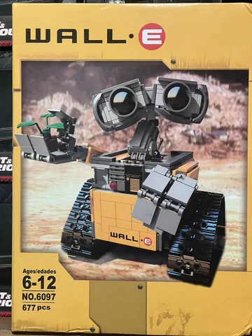Disney Walle Movie WALL.E Eva Robot MOC DIY Model Building Blocks Bricks Sets Cl Cover