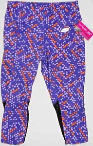 Skechers Multi-Color Workout Yoga Running Capri Tights Pants Size S NWT - Picture 1 of 2