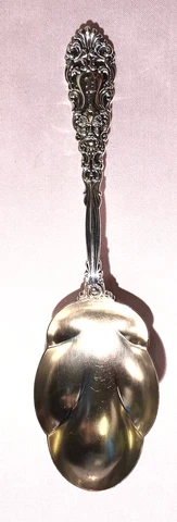 Renaissance by Dominick & Haff Sterling Berry/Casserole Spoon Mono'd- 7 7/8" Cover