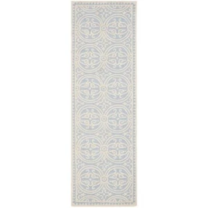 Safavieh Cambridge Light Blue Transitional Rug - Runner 2'6" x 18' - Picture 1 of 1
