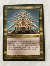 MTG ICE AGE ALTAR OF BONE EX+ MAGIC THE GATHERING RARE SORCERY ENGLISH CARD