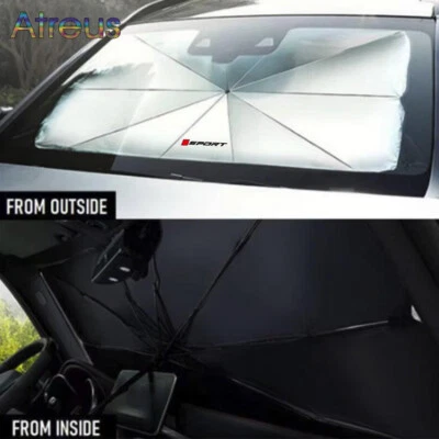 Car Windshield Sunshade Visor Cover For Toyota RAV4 Camry Honda CRV Nissan Rouge - Imagem 1 de 4