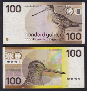 Banconota Olanda 100 gulden 1977 P.-97 BB/VF - Picture 1 of 1