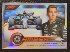 GEORGE RUSSELL GRII 2023 Topps Chrome F1 Formula 1 CAMBER MERCEDES-AMG PETRONAS - Picture 1 of 2