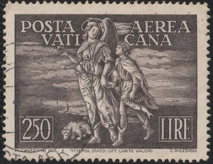 Vaticano 1948 Posta aerea 250 lire usato - Foto 1 di 1