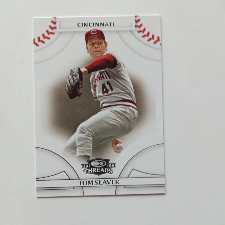 2008 Donruss Threads Tom Seaver #19 Cincinnati Reds - Image 1 of 1
