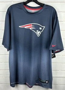 Neu Nike NFL Team Apparel New England Patriots Shirt blau Herren XL 659671-419 - Bild 1 von 9
