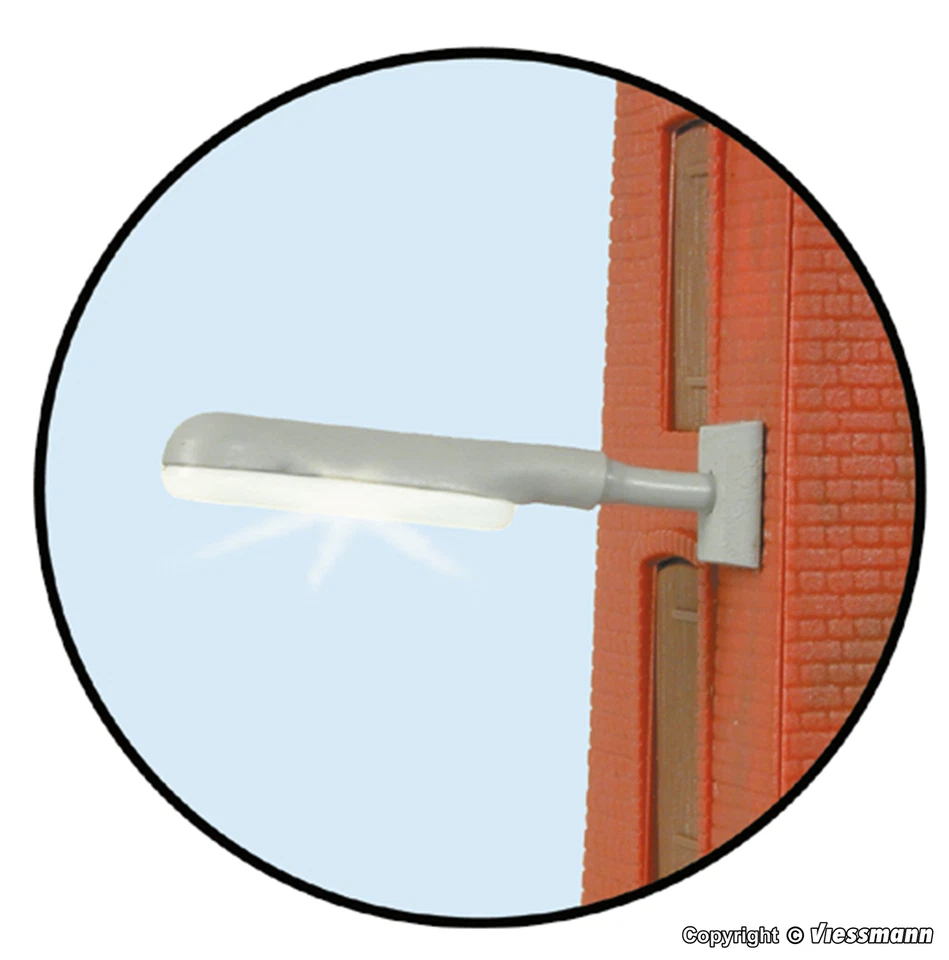 Viessmann 6089 - H0 Industrieleuchte LED Bianco - Nuovo