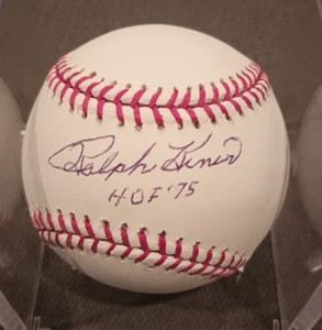 Ralph Kiner HOF 75 Inschrift Autogramm Official MLB Baseball - Bild 1 von 2