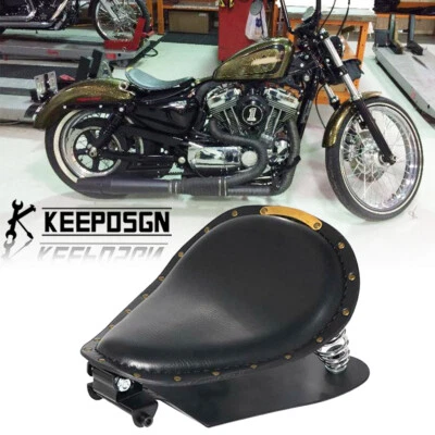 Motorcycle Solo Seat Spring Base For Harley Sportster XL 1200 883 48 Dyna Bobber - Image 1 of 4