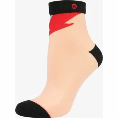 Calcetines tobilleros altos transparentes David Bowie Rebel Rebel. Postura. Desnudo. Edición limitada. RARO Foto 1 de 4