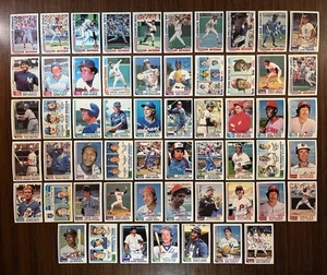 1982 Topps Baseball Vintage Bench Brett Yastrzemski Seaver Schmidt - 57 Card Lot - Picture 1 of 5