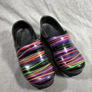 Dansko Multicolor Clogs Mule Slip On Shoes Women's 37 US 6.5 - Picture 1 of 10