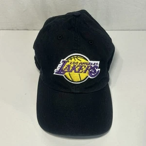 Los Angeles Lakers 47 Brand NBA Black Basketball Adjustable Strap Back Cap Hat - Picture 1 of 7