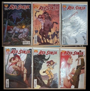 Juego de cómic de dinamita Red Sonja de 1 a 6 Gail Simone Walter Geovani J. Frison como nuevo - Imagen 1 de 7