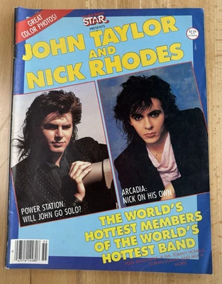 Tiger Beat STAR Presents Teen Magazine John Taylor Nick Rhodes 1986 Duran Duran - Image 1 of 4