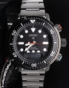 SEIKO Prospex Solar Watch Diver ARNIE H855 Hybrid Ltd Ed Commando SNJ037P1 B&Doc - Picture 1 of 10