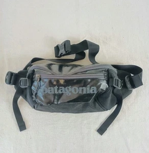 Patagonia "Black Hole" Waist Pack 5L Backpack Black Bag Hiking  Rare Ripstop - Picture 1 of 6