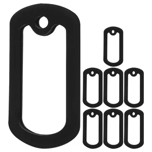 8 Pcs Dog Tag Protective Cover Id Protector Accessories Sliencer - Picture 1 of 12
