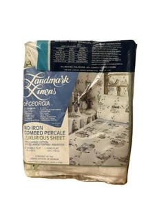 Bibb neu Vintage Georgia historische Stätten Legenden NUR KOMPLETTES FLACHES BLATT! RAR!!! - Bild 1 von 5