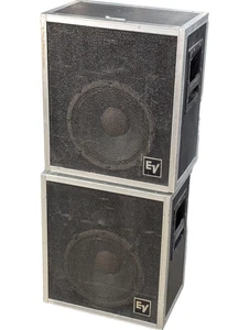 Pair of Vintage EV S12-2A 2-Way Stage Speaker System - - Photo 1/4