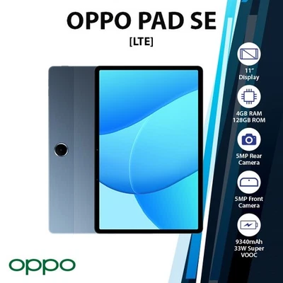OPPO Pad SE LTE Android PC Tablet (4GB+128GB/BLUE/Bluetooth/Octa Core/Wi-Fi+4G) - Image 1 of 4