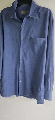 Talbots Men's Blue  Long Sleeve Casual Formal Shirt Size L - Image 1 of 4