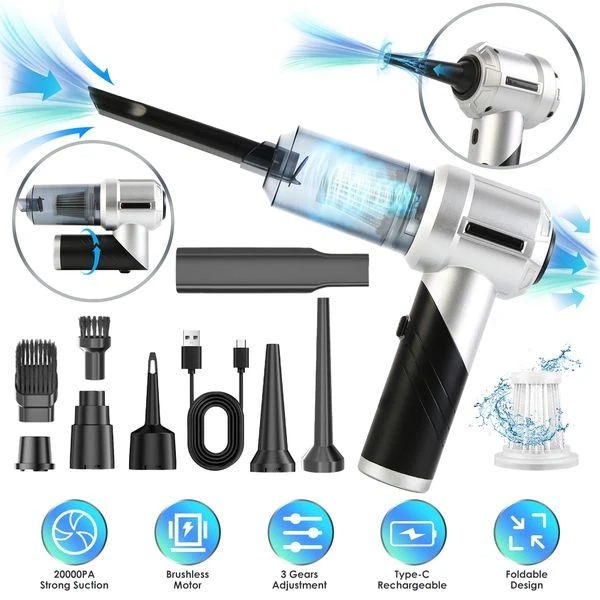 Cordless Car Vacuum Cleaner Portable Handheld Vacuum RechargeableWith 20000PA - Image 1 of 4