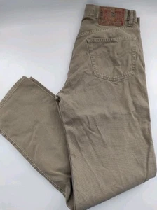 Vintage Diesel Jeans Herren W34 L34 Kulter Straight Tapered Beige Fleck Rot N2 - Bild 1 von 7