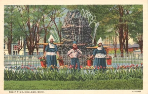 Postal de Tulip Time Holland Michigan - Imagen 1 de 2