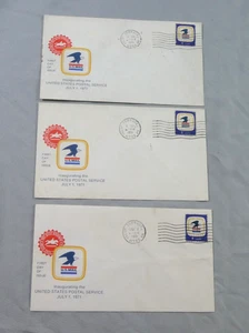 First Day Of Issue US Post Office Inaugurating US Postal Service July 1, 1971 NY - Picture 1 of 12