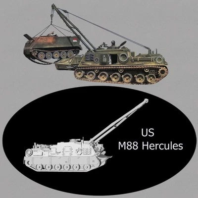Kit maqueta para montar y pintar - Vehículo militar  .  US  M88 Hercules  - 1/72 - Immagine 1 di 2