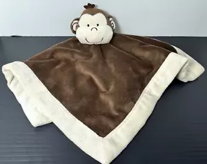 Tiddliwinks Monkey Plush Lovey Blanky Security Blanket Brown 12" - Picture 1 of 7