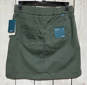 JAG Jeans Women's On The Go Mid Rise 19” Skort in Sage Size 10 - Picture 1 of 5